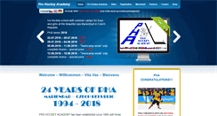 Desktop Screenshot of pro-hockey-academy.cz